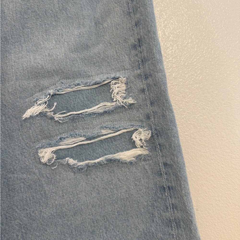 Aritzia Citizens of Humanity Sky Blue Wide Leg Flare Jeans - Picture 6 of 11
